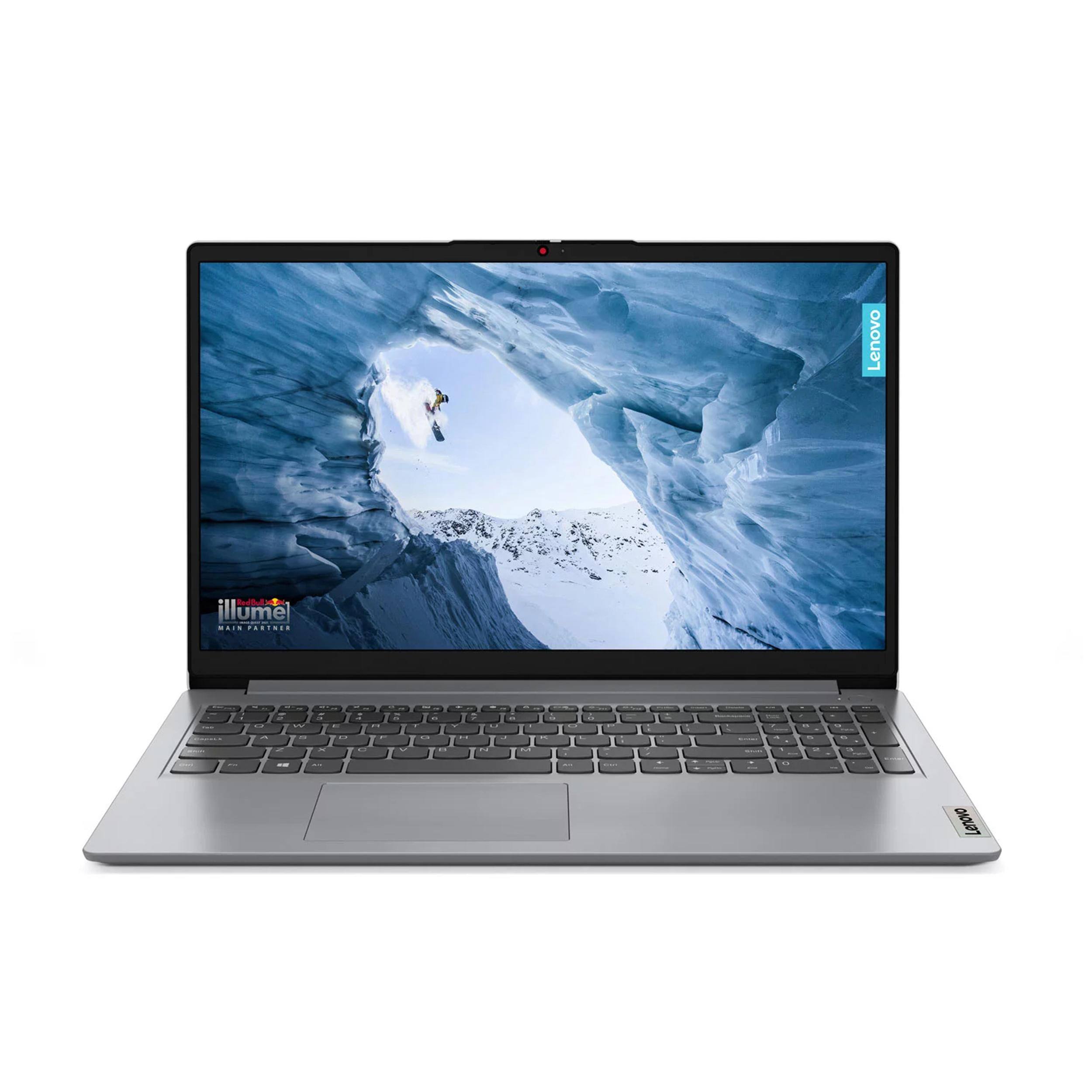 Alt View 1. Lenovo - Lenovo Ideapad 1 15.6" HD Laptop - Intel Celeron N4500 - 8GB Memory - 128GB eMMC - Cloud Grey - Cloud Grey.