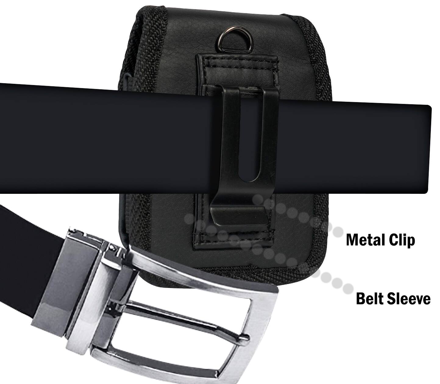 Metal Clip Belt Sleeve