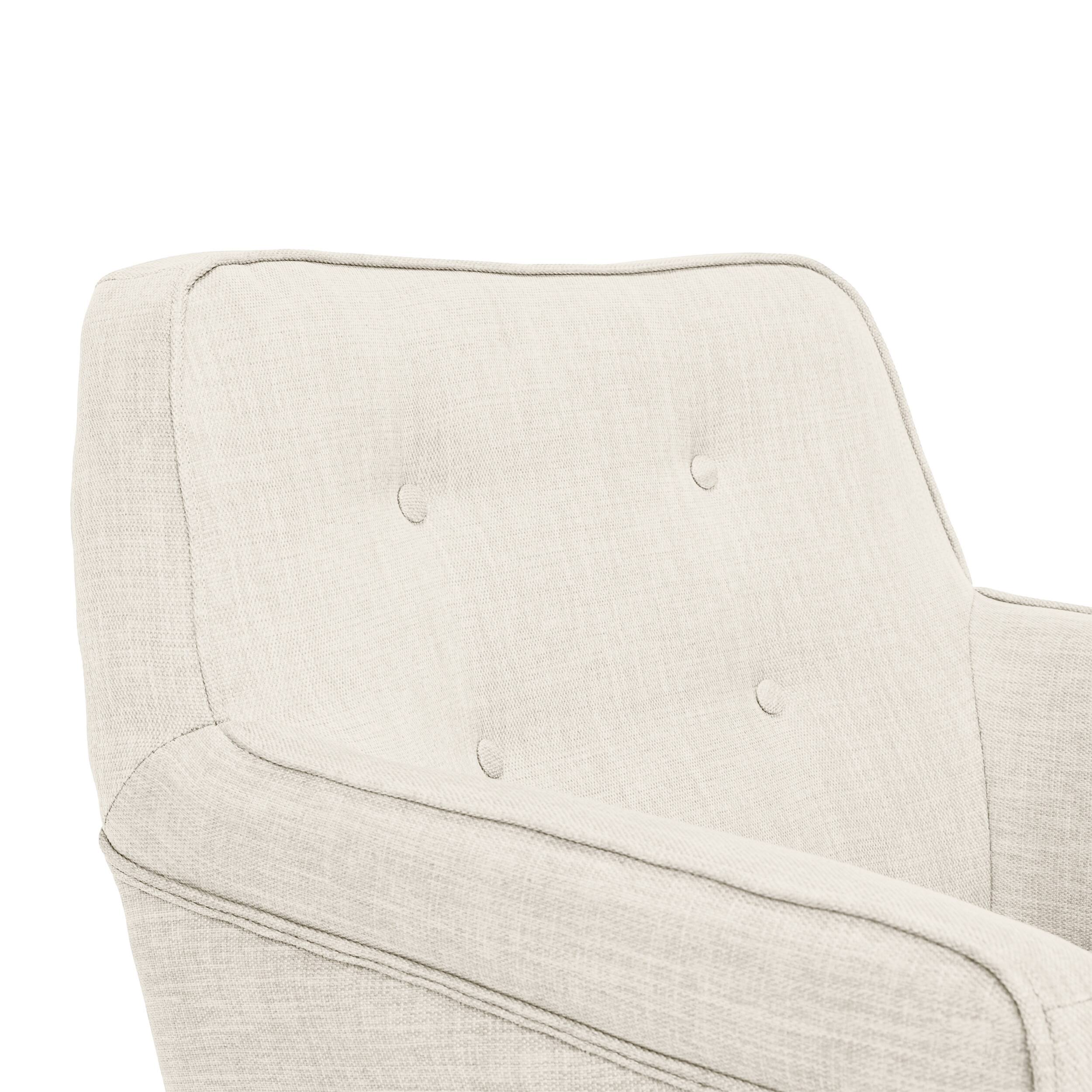Alt View 16. Serta - Ashland Memory Foam & Twill Fabric Home Office Chair - Ivory.