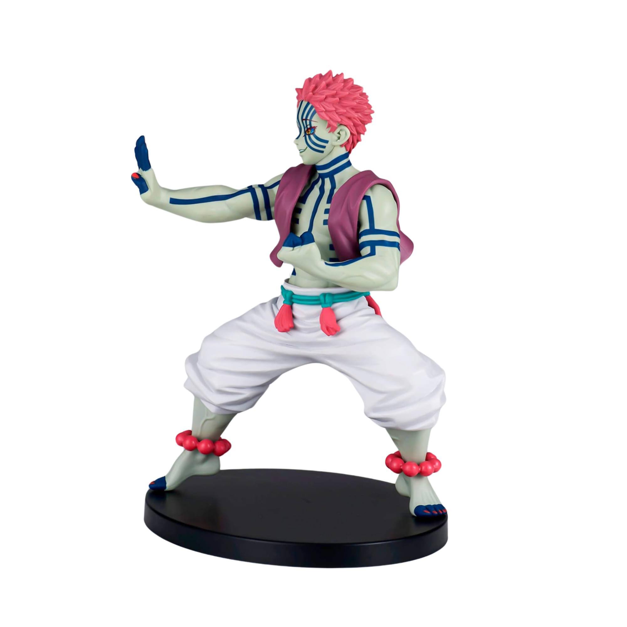 Alt View 3. Banpresto - Demon Slayer Banpresto Vibration Stars Figure | Akaza - White.