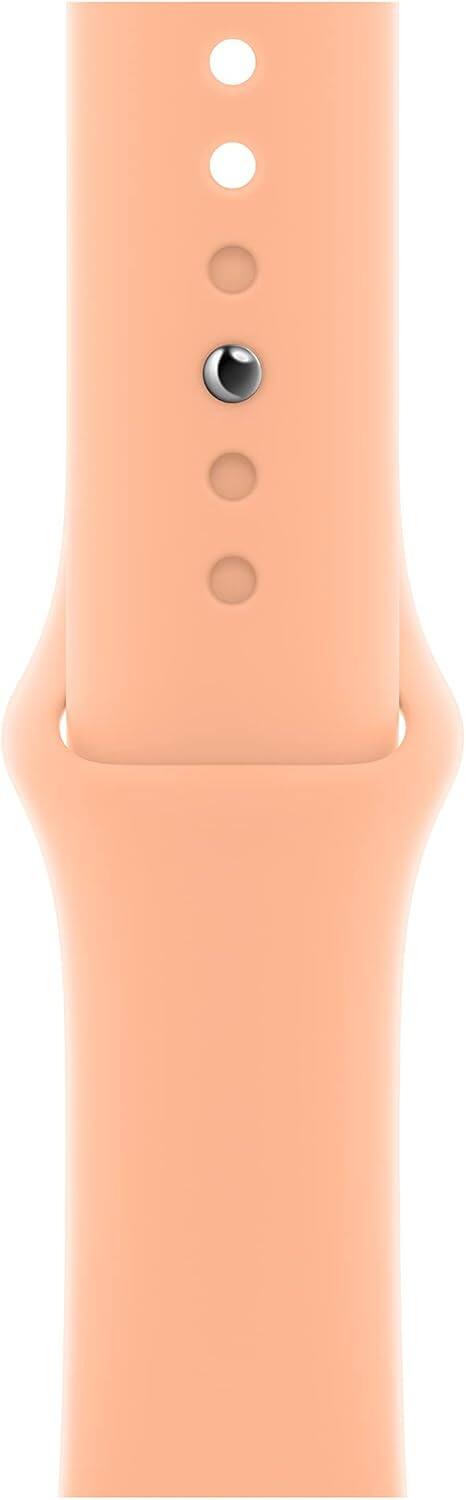 Alt View 1. Apple - Apple Watch Band - Sport Band (44mm) - Cantaloupe - Regular - Brown.