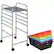 Left. Costway - 6 Drawer Rolling Storage Cart Scrapbook Paper Office School Organizer - Multicolor.