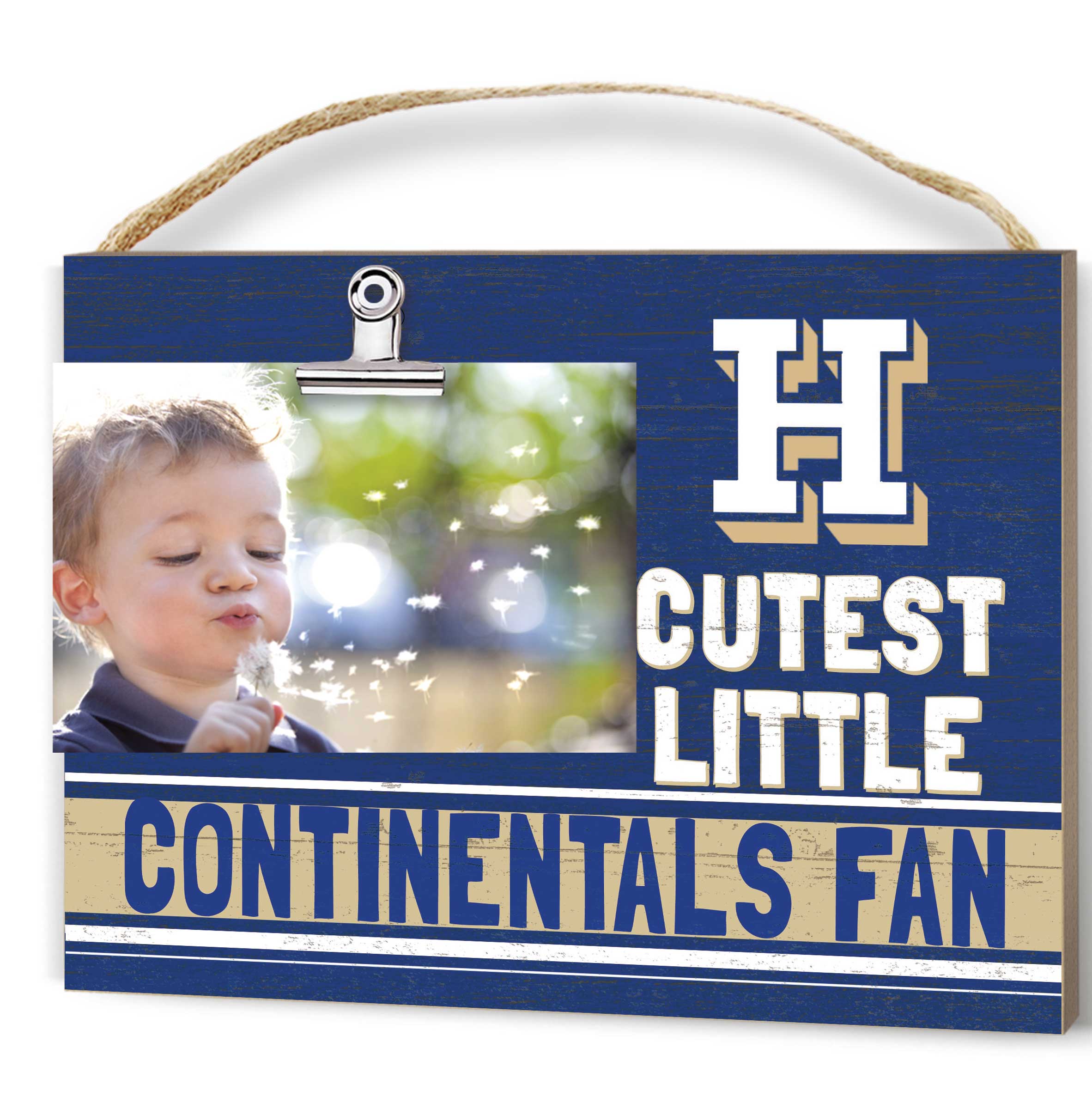 Blue Hamilton Continentals 8'' x 10'' Cutest Little Team Logo Clip Photo Frame