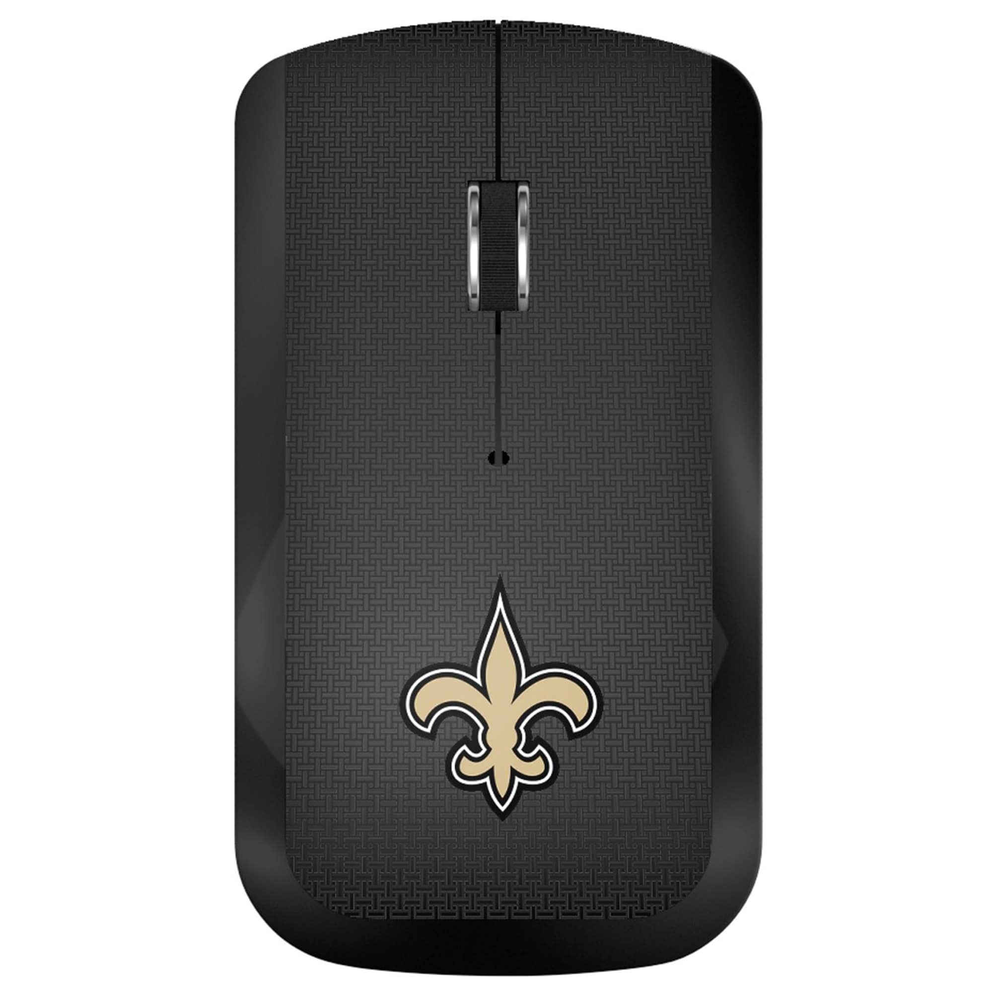 Front. Keyscaper - New Orleans Saints Wireless USB Computer Mouse - Black.