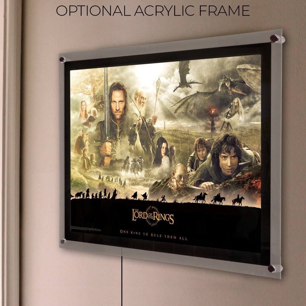 OPTIONAL ACRYLIC FRAME

THE LORD OF THE RINGS

ONE RING TO RULE THEM ALL