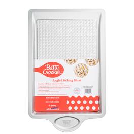 Betty Crocker - Carbon Steel Easy Slide 18.5 x 11.5 x 1 Inch Baking Sheet - Silver