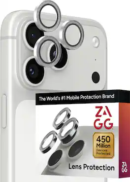 ZAGG - Glass Elite Anti-Reflective Lens Protection for Apple iPhone 18 Pro / iPhone 18 Pro Max - Glitter