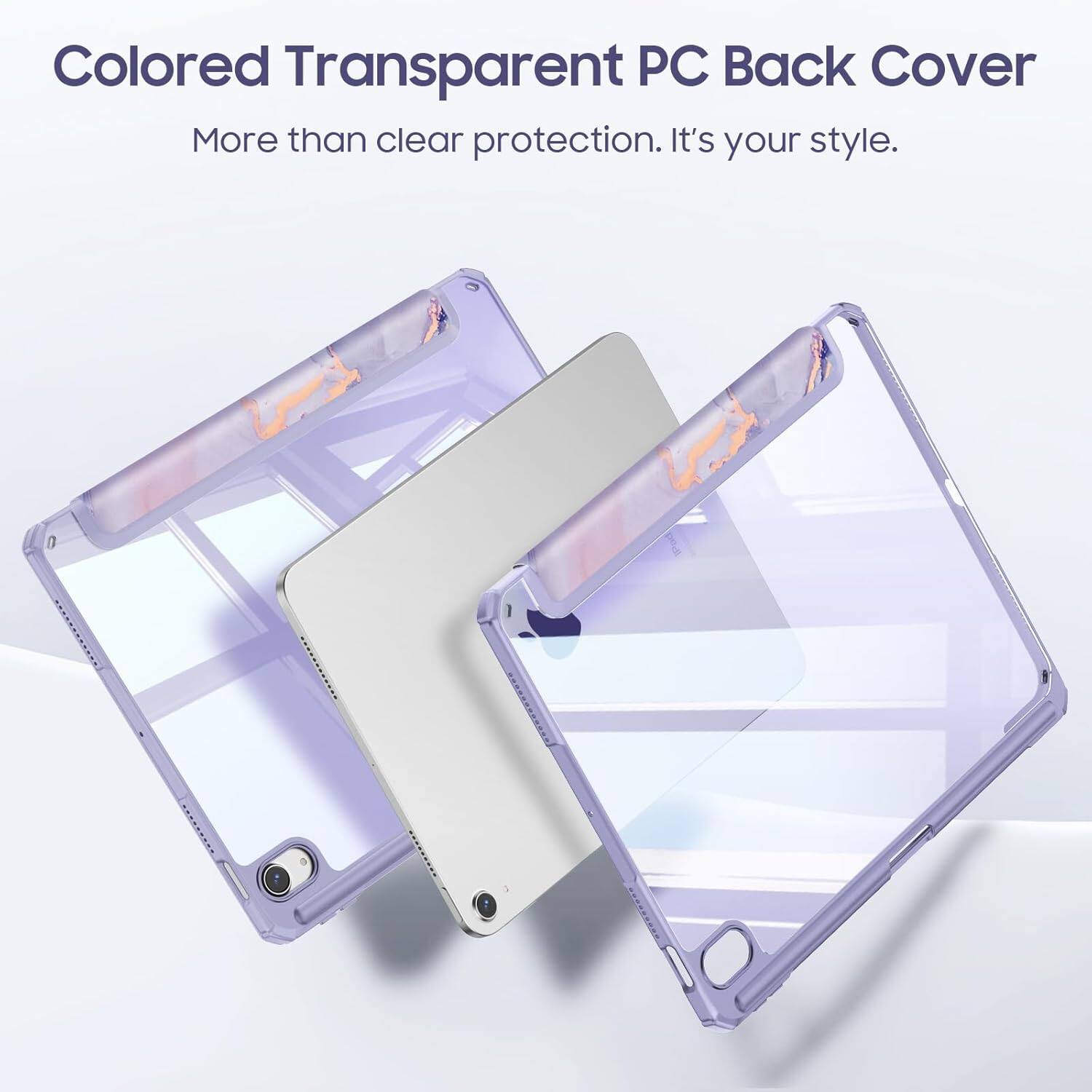 Colored Transparent PC Back Cover  
More than clear protection. It's your style.