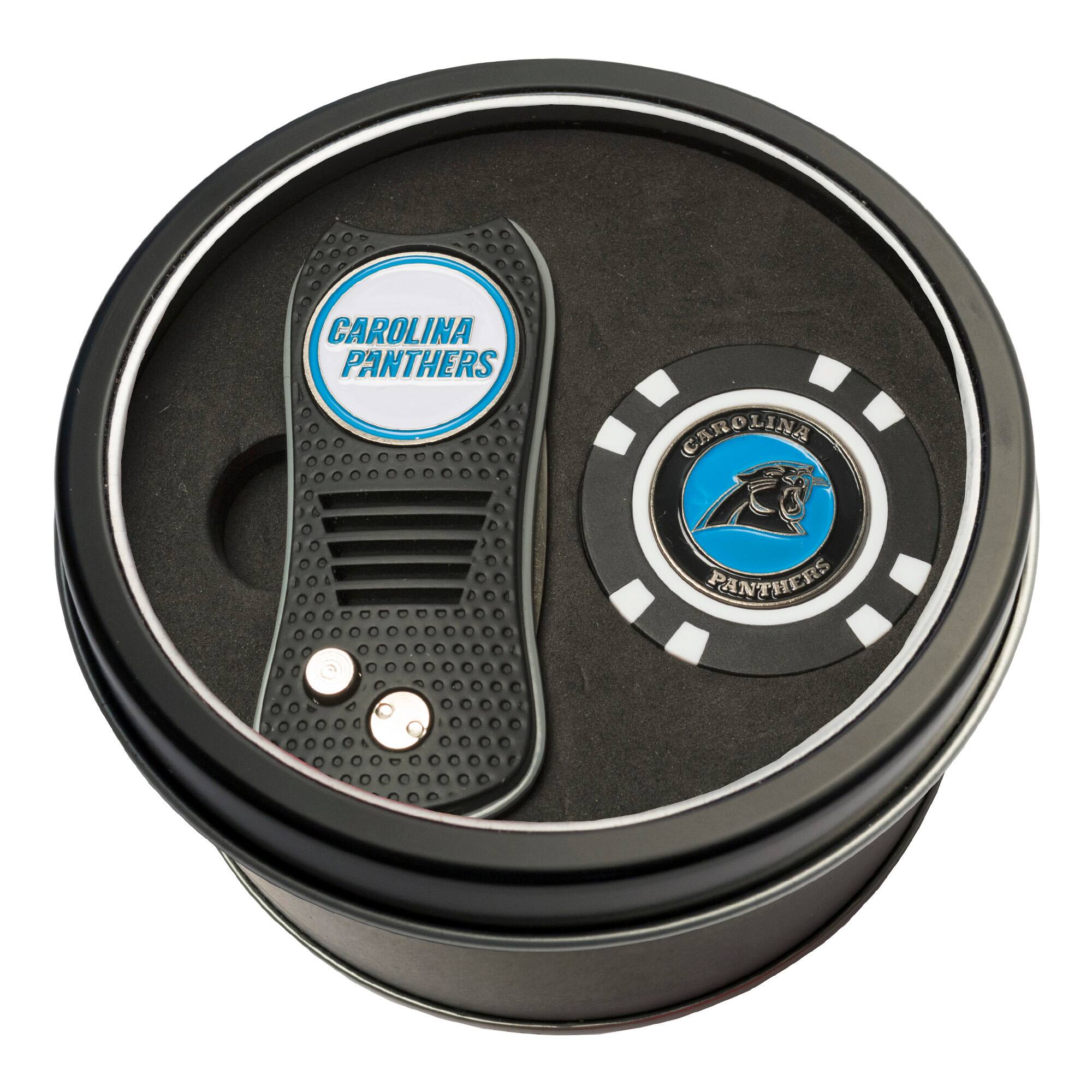 Team Golf - Carolina Panthers Switch Chip Golf Tin Set - Multicolor