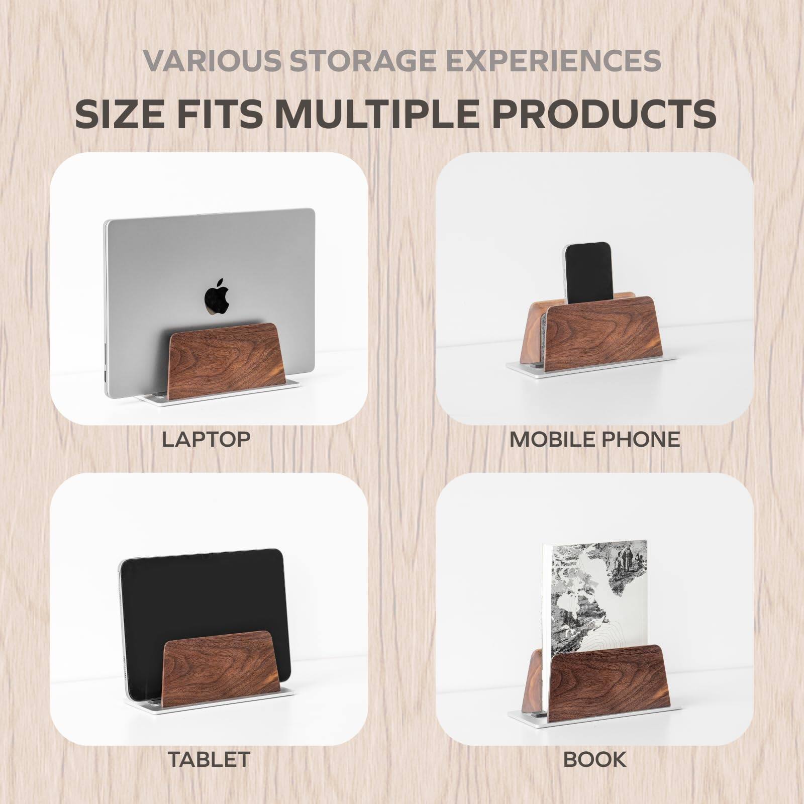 VARIOUS STORAGE EXPERIENCES  
SIZE FITS MULTIPLE PRODUCTS  

LAPTOP  
MOBILE PHONE  
TABLET  
BOOK