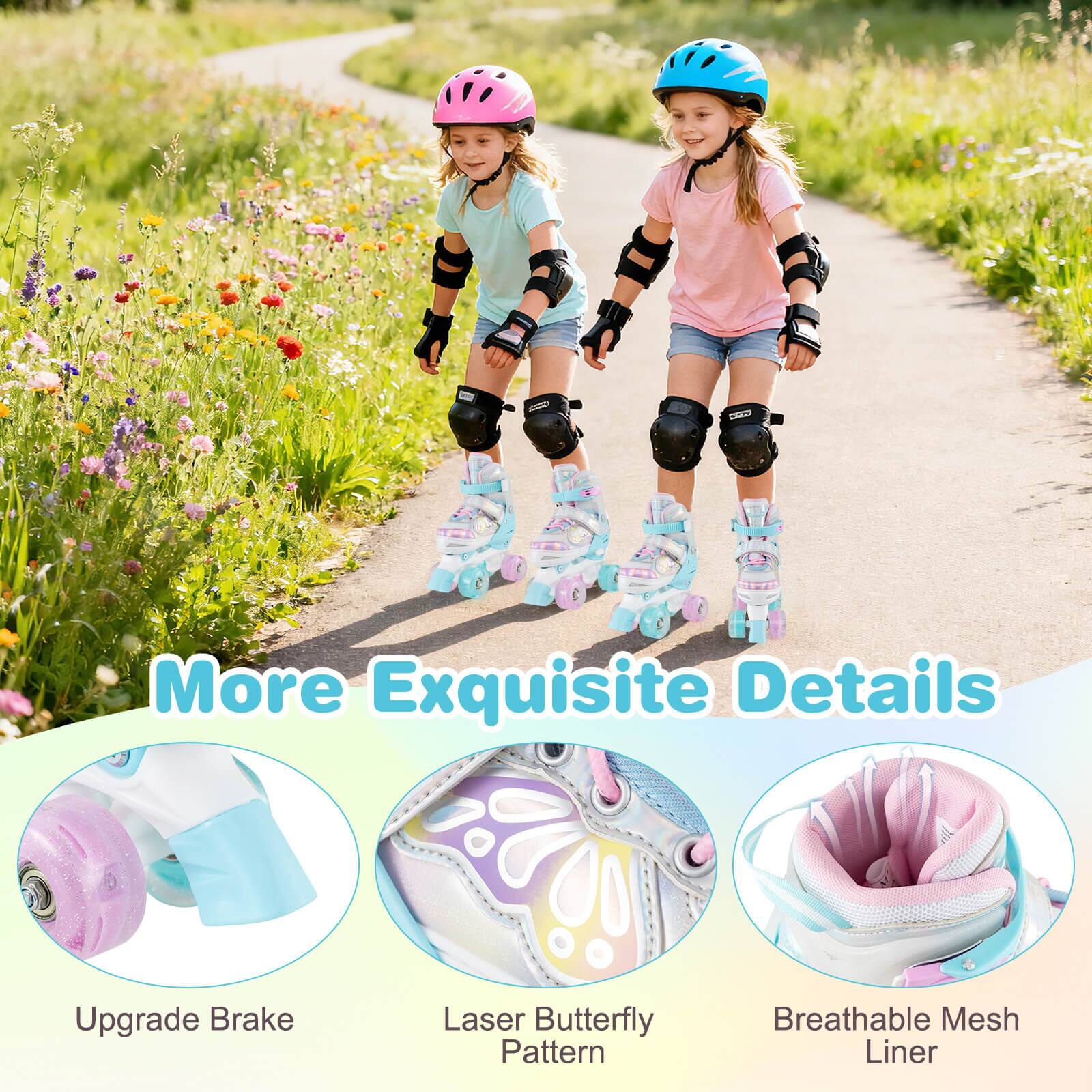 More Exquisite Details

- Upgrade Brake
- Laser Butterfly Pattern
- Breathable Mesh Liner