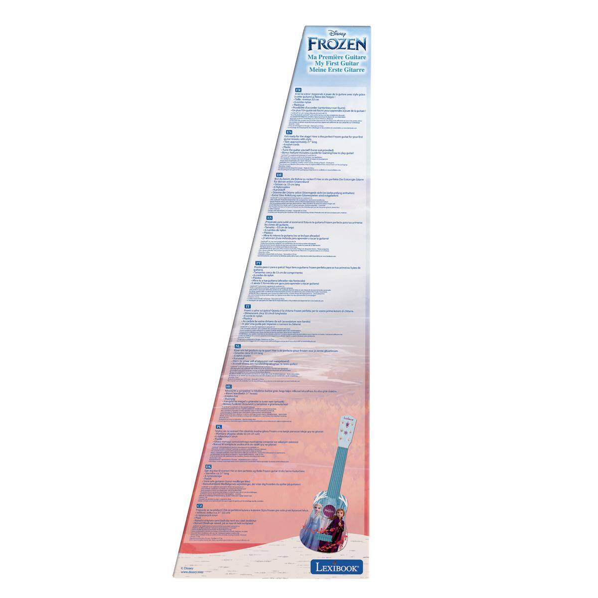 Disney FROZEN  
Ma Première Guitare  
My First Guitar  
Meine Erste Gitarre  

LEXIBOOK