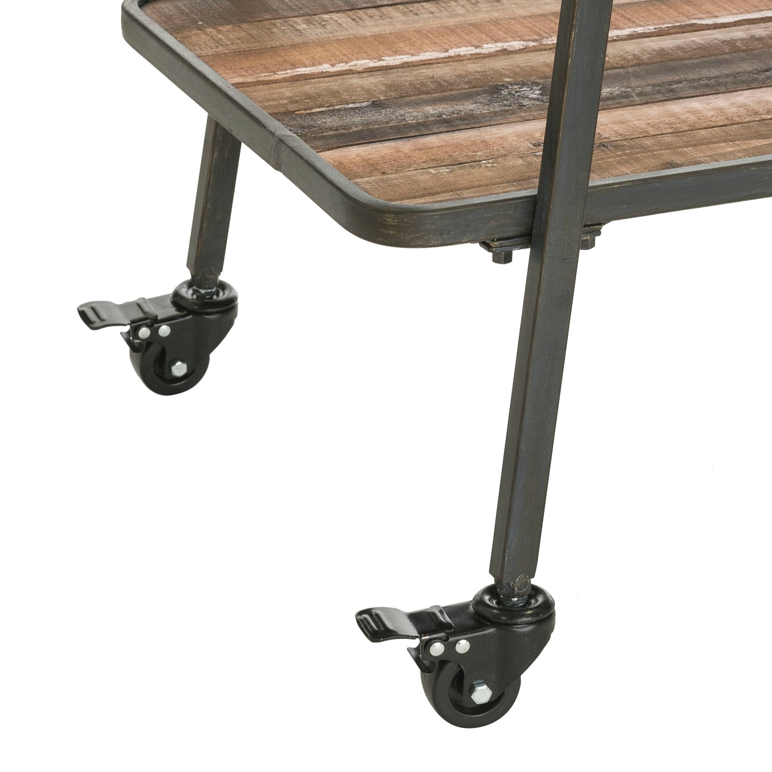 Alt View 13. Adore Decor - Felix Bar Cart - Black.