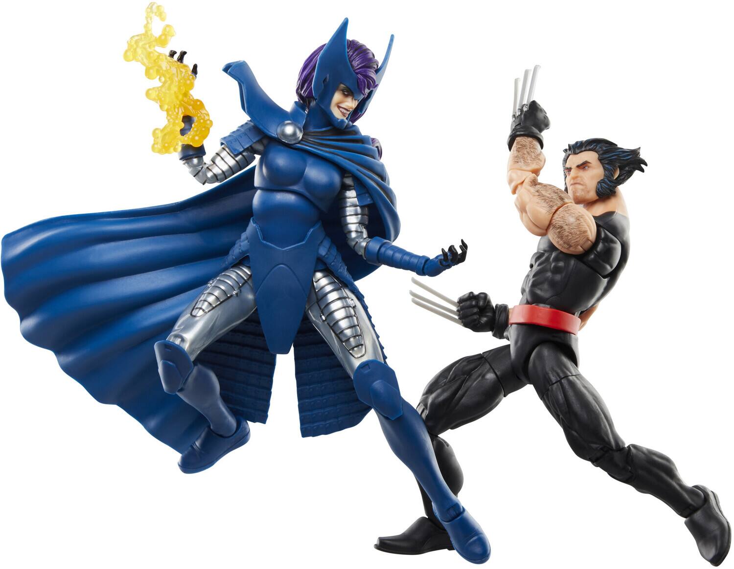 Alt View 1. Hasbro - Hasbro Collectibles - Marvel Legends - Wolverine and Psylocke Action Figure 2-Pack   - Collectibles - Multicolor.