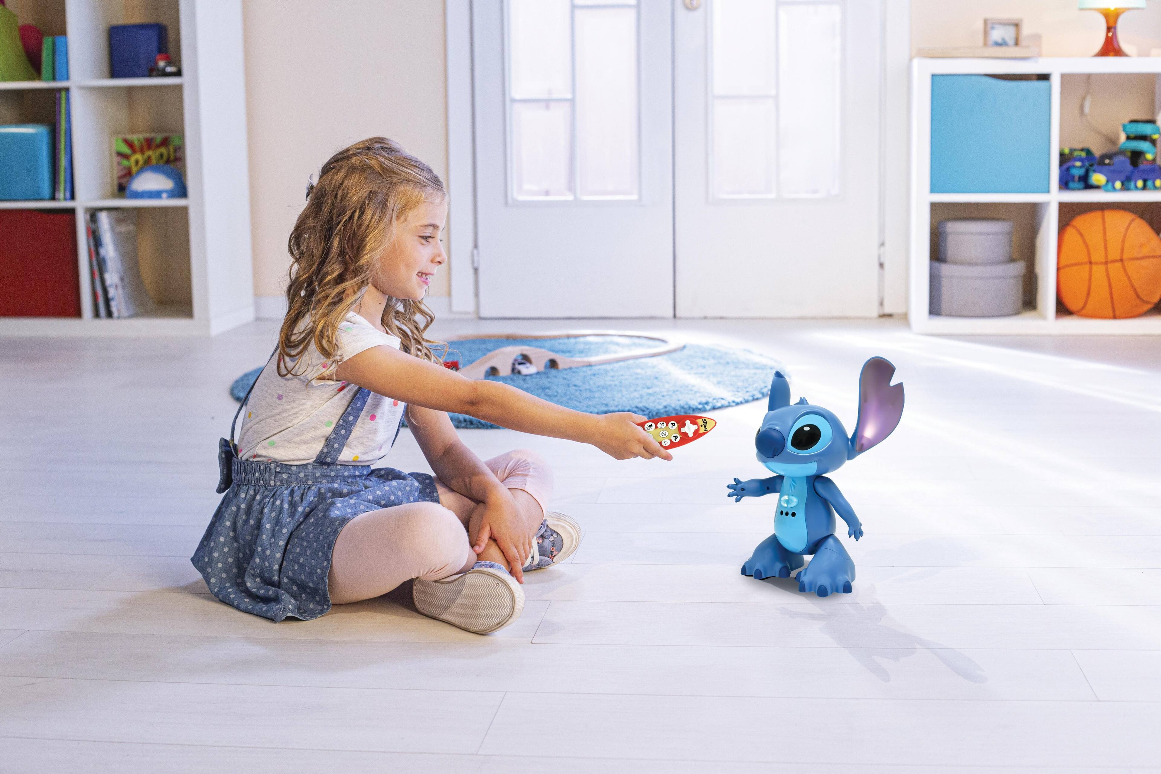 Alt View 3. Lexibook - Disney Stitch Interactive Remote-Controlled Robot with Real Voice.