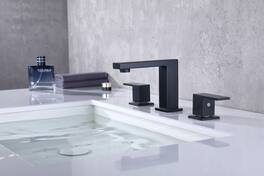 Bathroom Faucet For bathroom Sink With Two Handles And Supply Lines