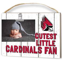 Jardine - Ball State Cardinals 16" x 22" Cutest Little Weathered Logo Frame - White