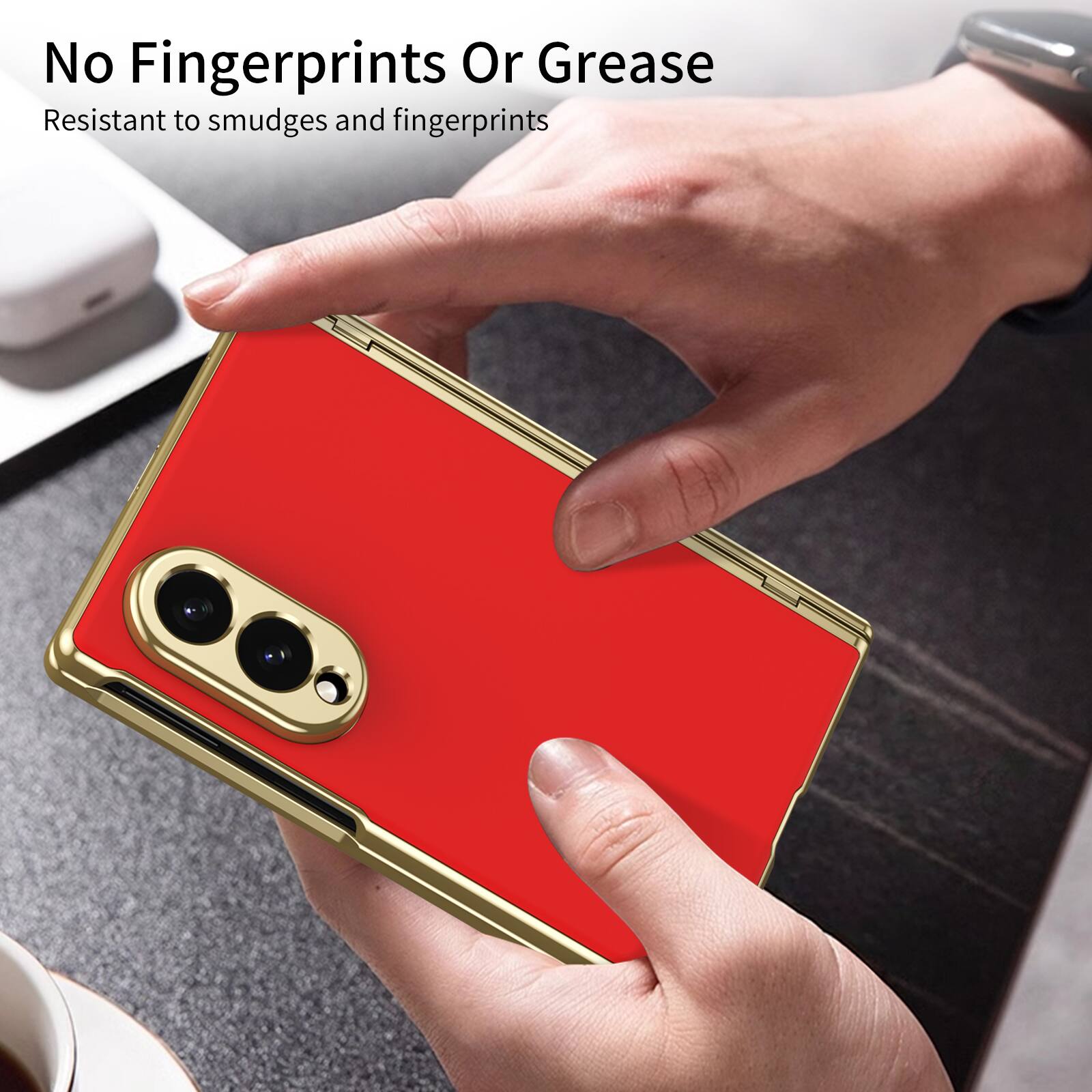 No Fingerprints Or Grease  
Resistant to smudges and fingerprints