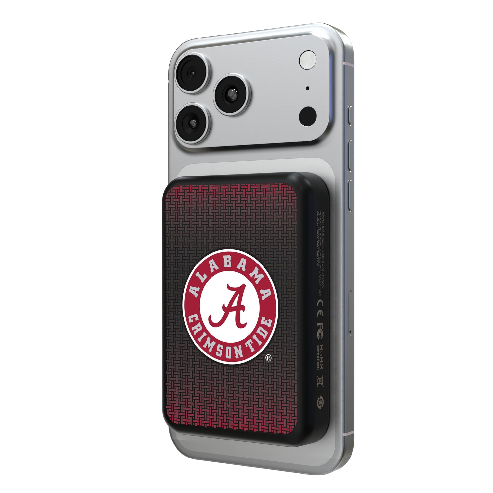 Keyscaper - Alabama Crimson Tide Wireless Magnetic Power Bank - Black price history on PriceWatchPro