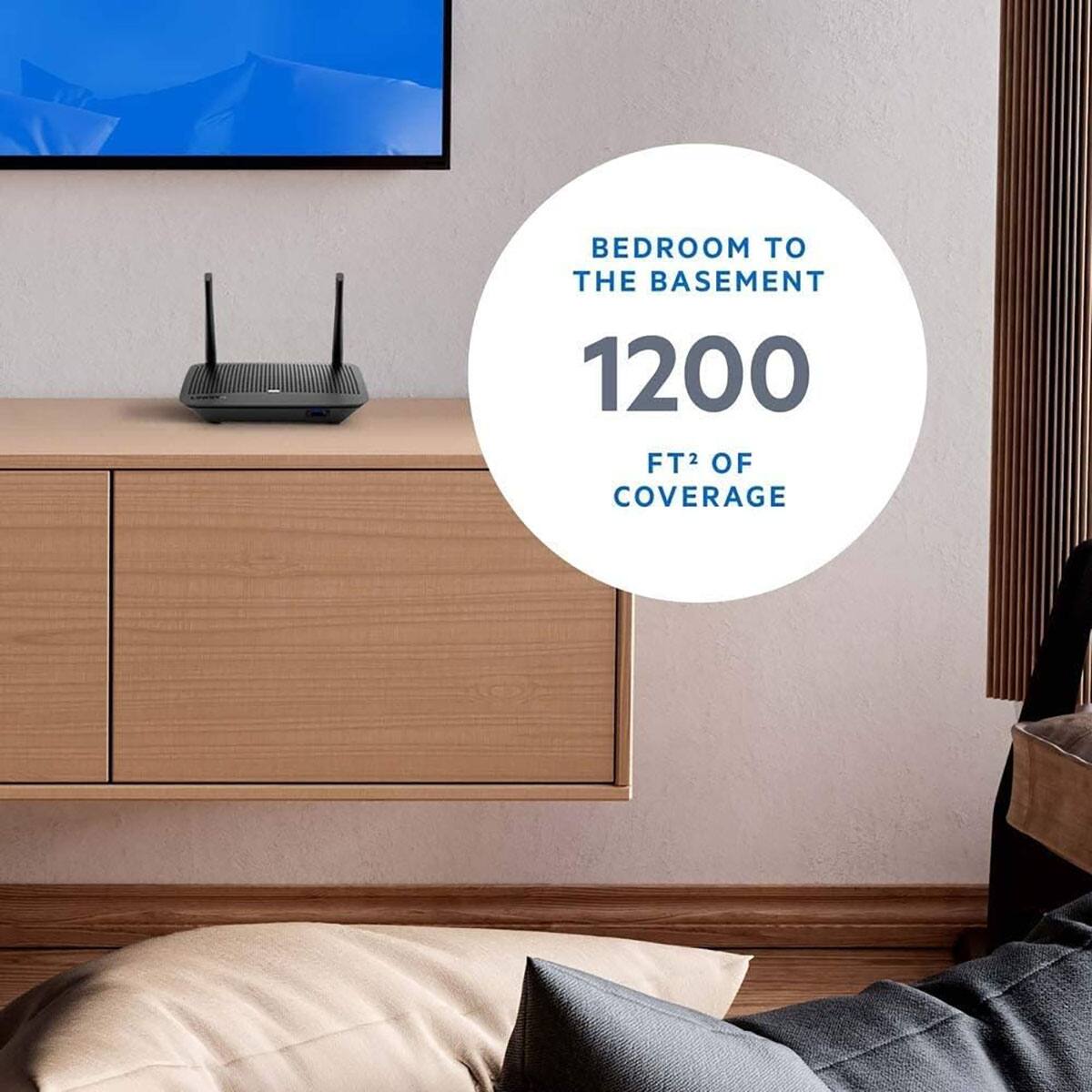 BEDROOM TO THE BASEMENT  
1200 FT² OF COVERAGE