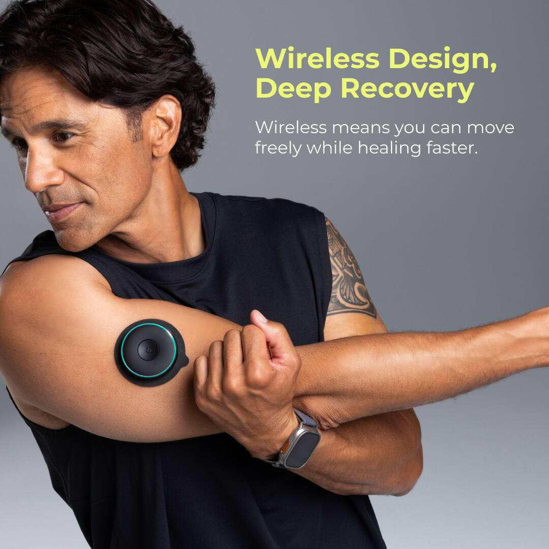 Wireless Design, Deep Recovery

Wireless means you can move freely while healing faster.