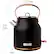 Alt View 17. Haden - Heritage 1.7 Liter Electric Kettle Stainless Steel with Auto Shut -Off - Black/Copper.