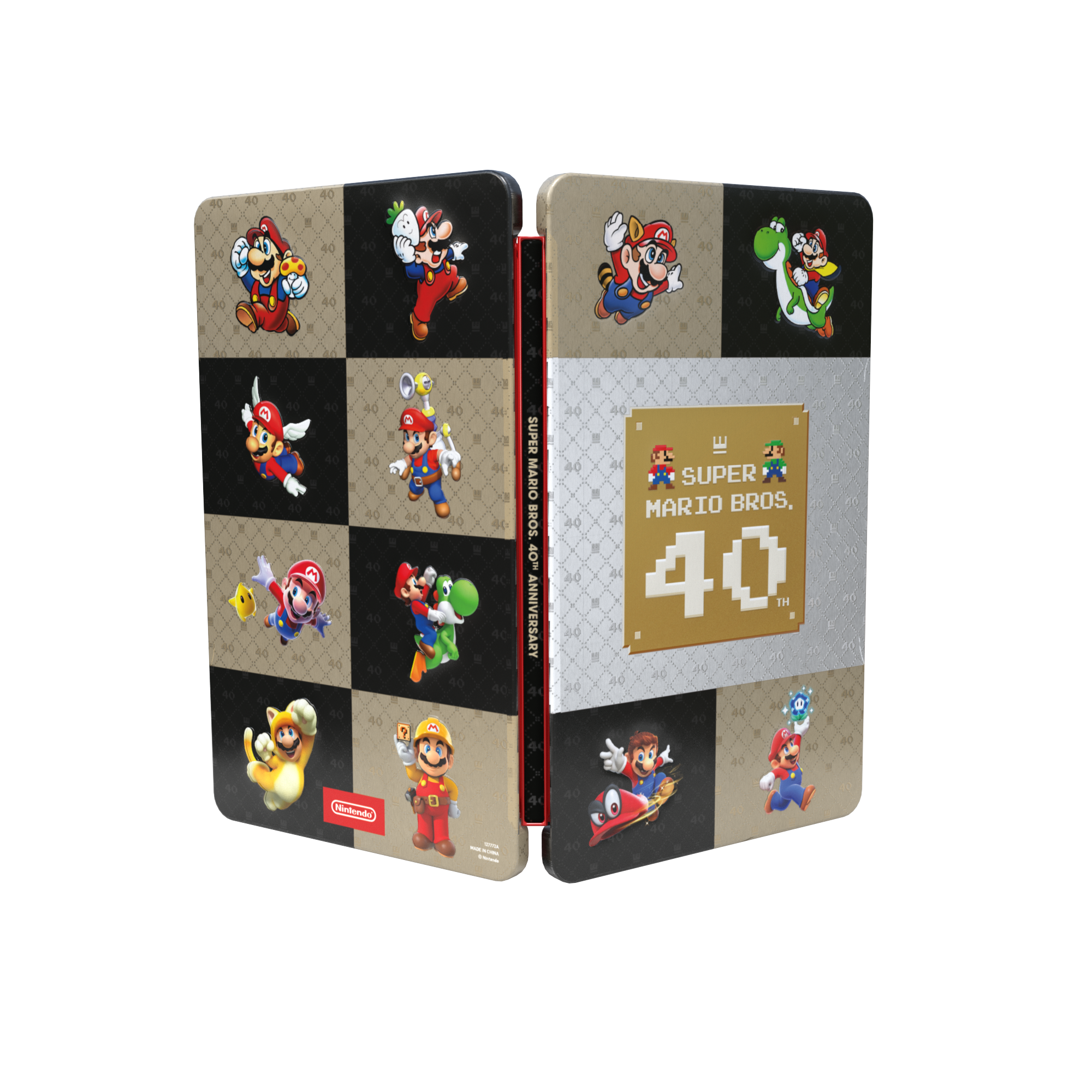40 40 40 Hirdorad - 1 4C 4c SUPER MARIO BROS. 40 ANNIVERSARY 4 X 4 I 1 IE  SUPER MARIO BROS. 40 TH 40 40 40