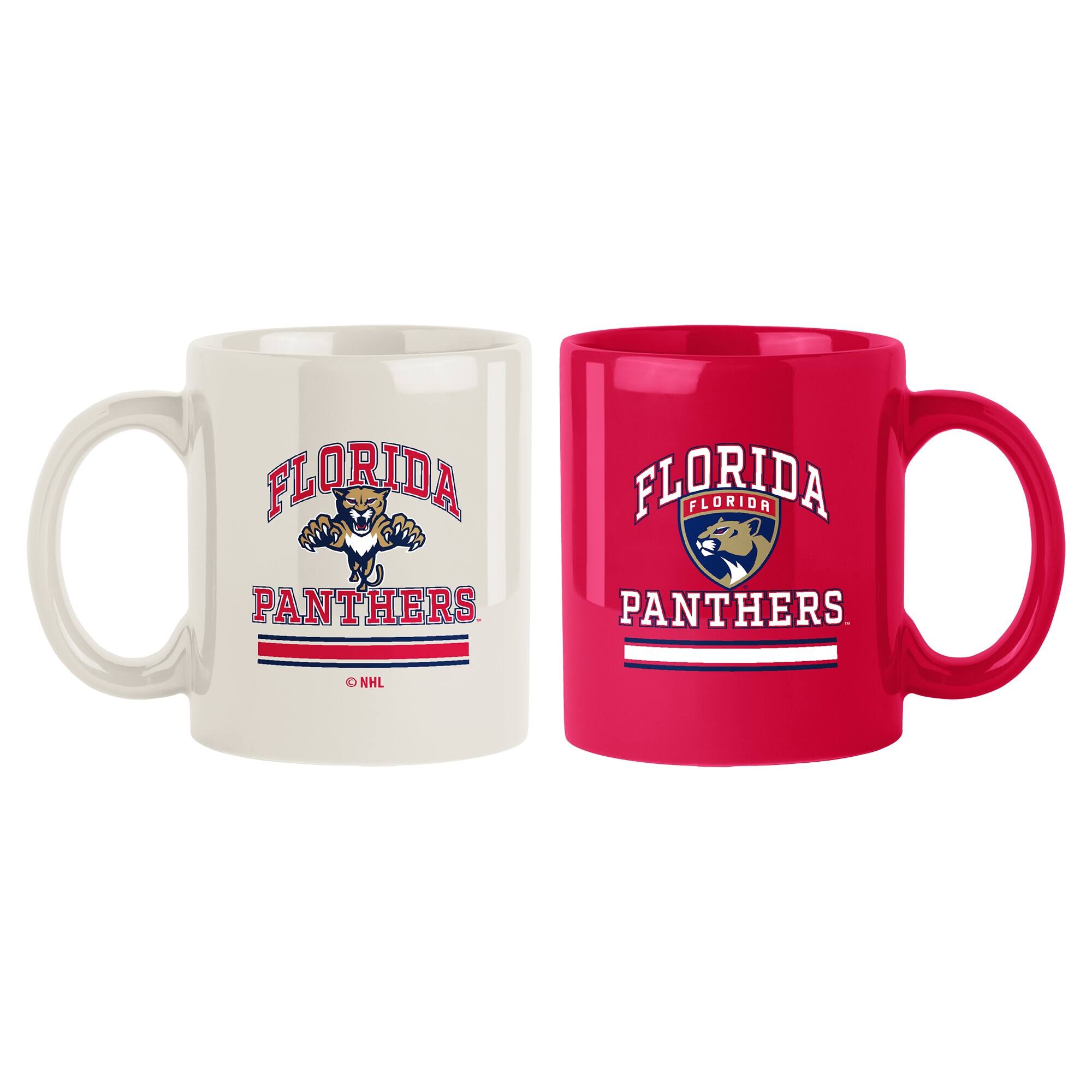 Logo Brands - Florida Panthers 15oz. Current & Throwback Mug Set - Multicolor price history on PriceWatchPro