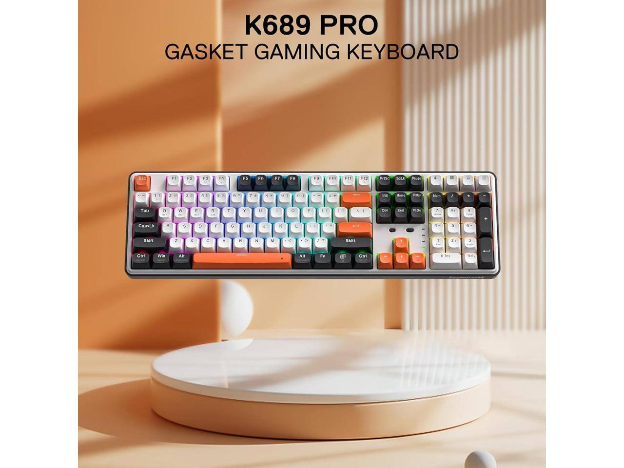 K689 PRO GASKET GAMING KEYBOARD

ENG
F1
F2
F3
F4
F5
F6
F7
F8
F9
F10
F11
F12

Price
SILK

1
2
3
4
5
6
7
8
9
0
-
=
Backspace

Tab
Q
W
E
R
T
Y
U
I
O
P
[ ]
\

CapsLk
A
S
D
F
G
H
J
K
L
; :
'

Shift
Z
X
C
V
B
N
M
, .
Shift

Ctrl
W
E
R
T
Y
U
I
O
P
Alt

Fn
Space

End
F1
F2
F3
F4
F5
F6
F7
F8
F9
F10
F11
F12

Ins
Home
PgUp
Del
End
PgDn

Ctrl
Win
Alt