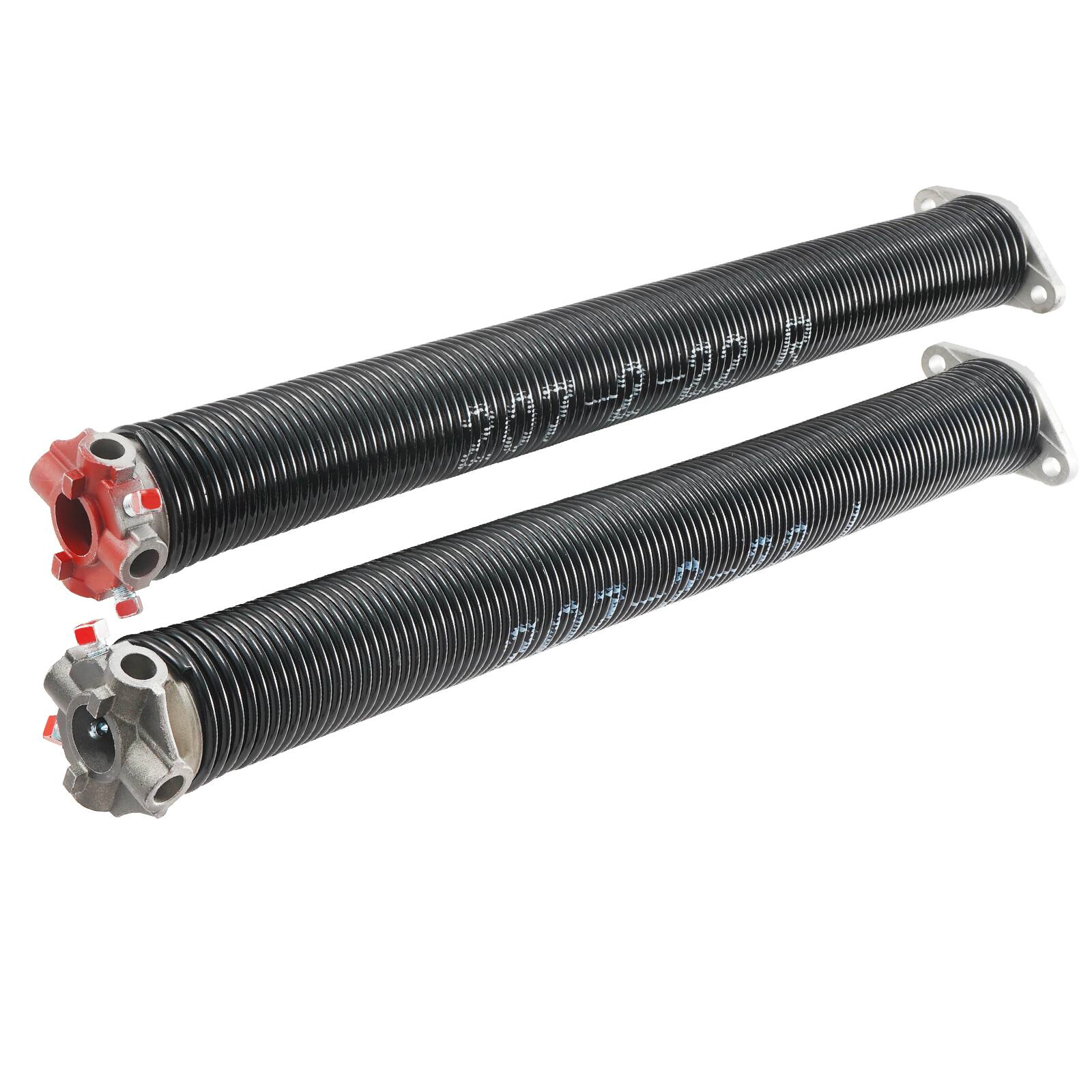 Alt View 5. VEVOR - Garage Door Torsion Springs, Pair of 0.207 x 2 x 22inch, 16000 Cycles, Garage Door Springs with Non-Slip Winding Bars - Black.
