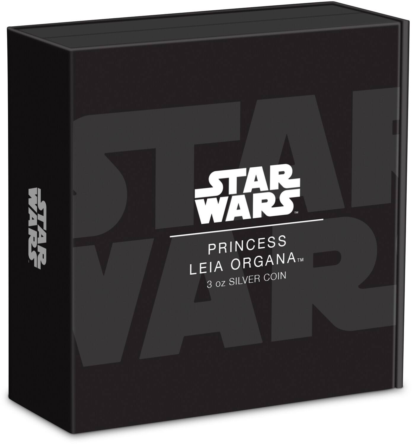 STAR WARS  
PRINCESS LEIA ORGANA™  
3 oz SILVER COIN