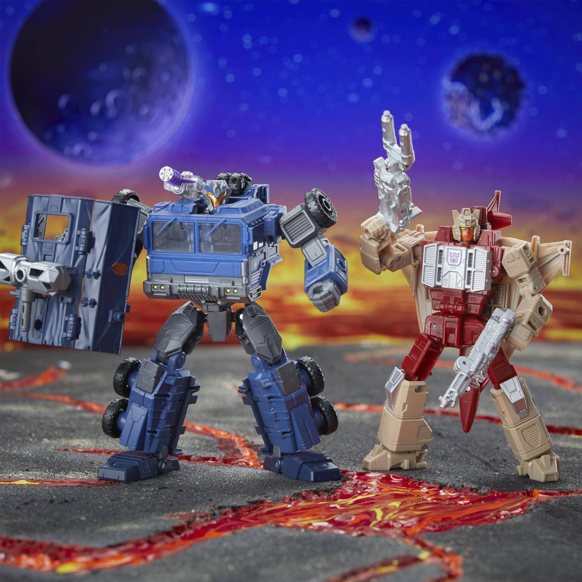 Alt View 3. Hasbro - Transformers United Doom 'N Destruction Figure Set | Breakdown & Windsweeper - Multi-Colored.