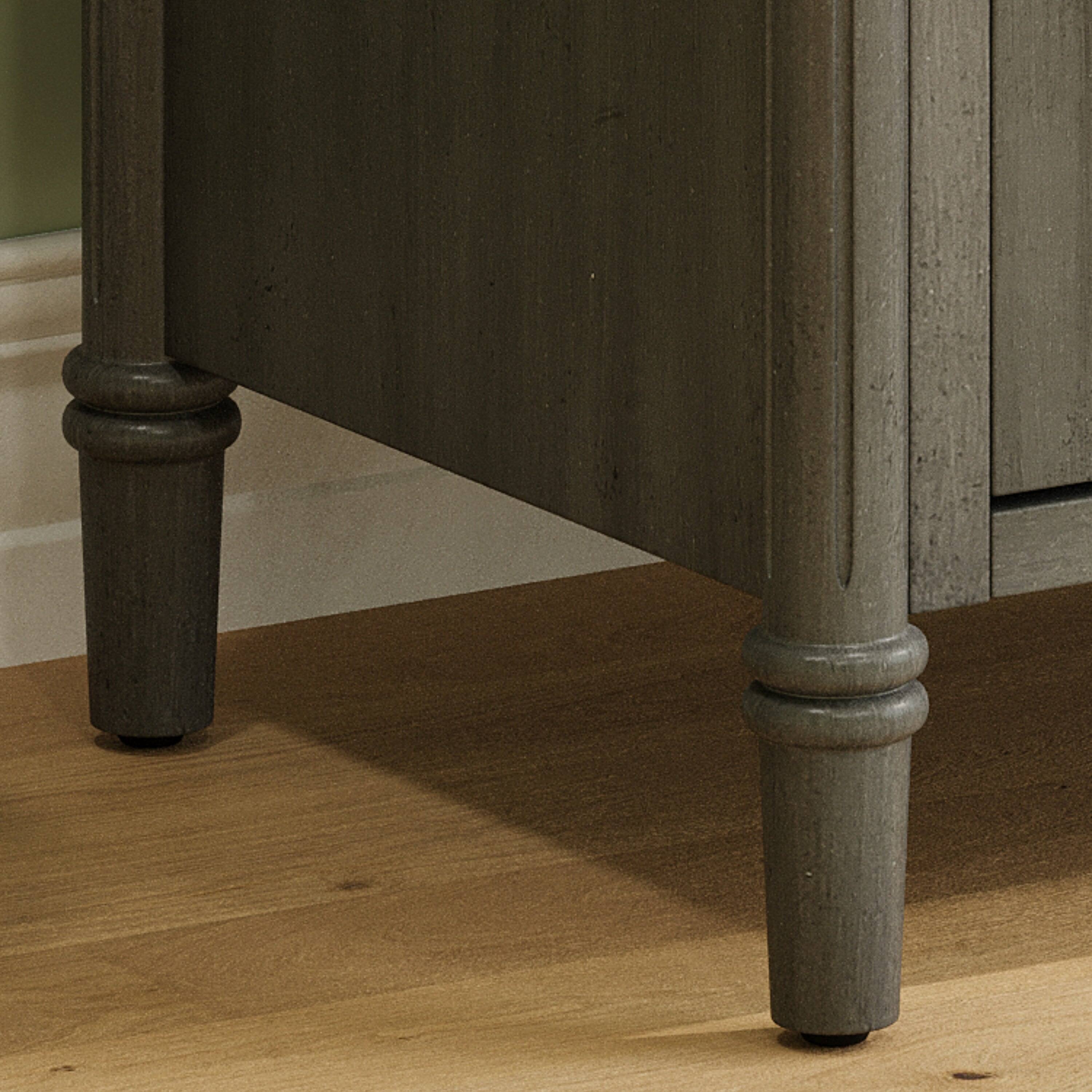 Alt View 9. Boyel Living - 31 Inch Vintage Bathroom Vanity with Sink Rustic Cabinet Soft Close Doors Adjustable Shelf Gray - Gray.