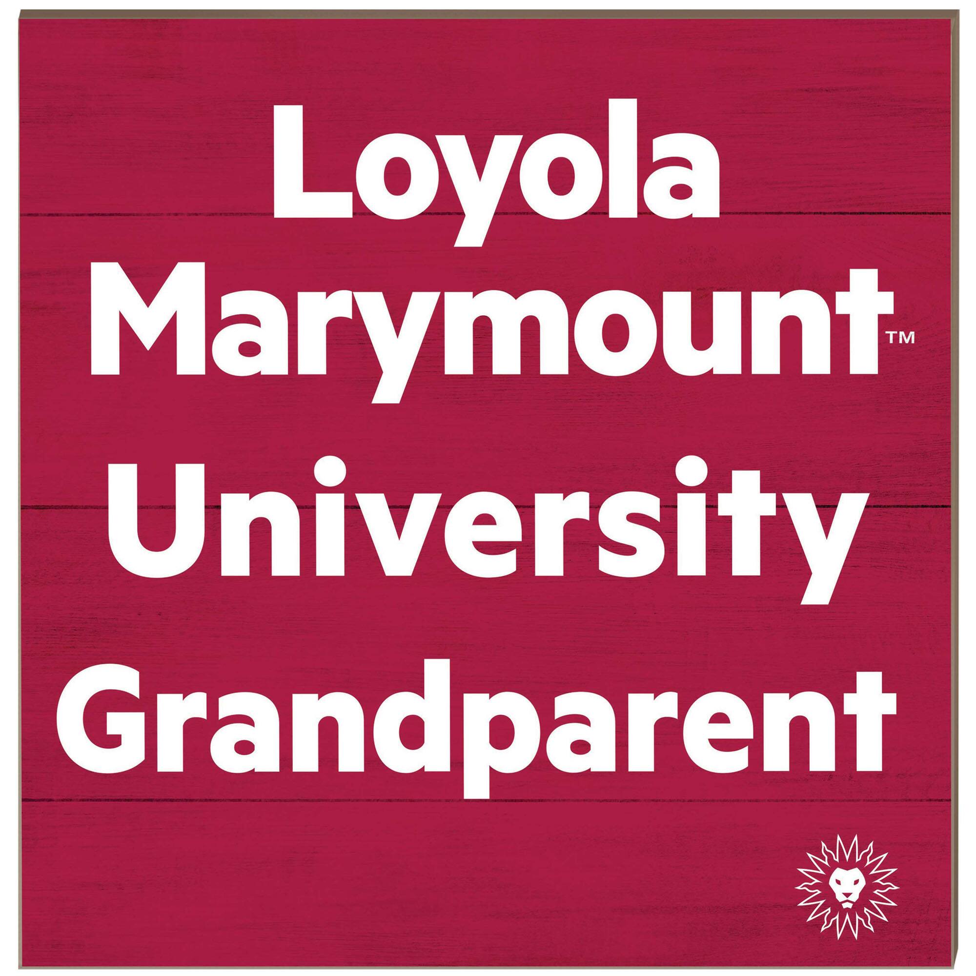 Loyola Marymount Lions 10'' x 10'' Grandparent Plaque