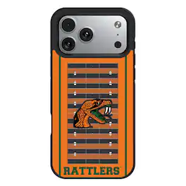 Keyscaper - NCAA - Florida A&M Rattlers Personalized Bump Case with 8.2ft Drop Protection - 15 - Black