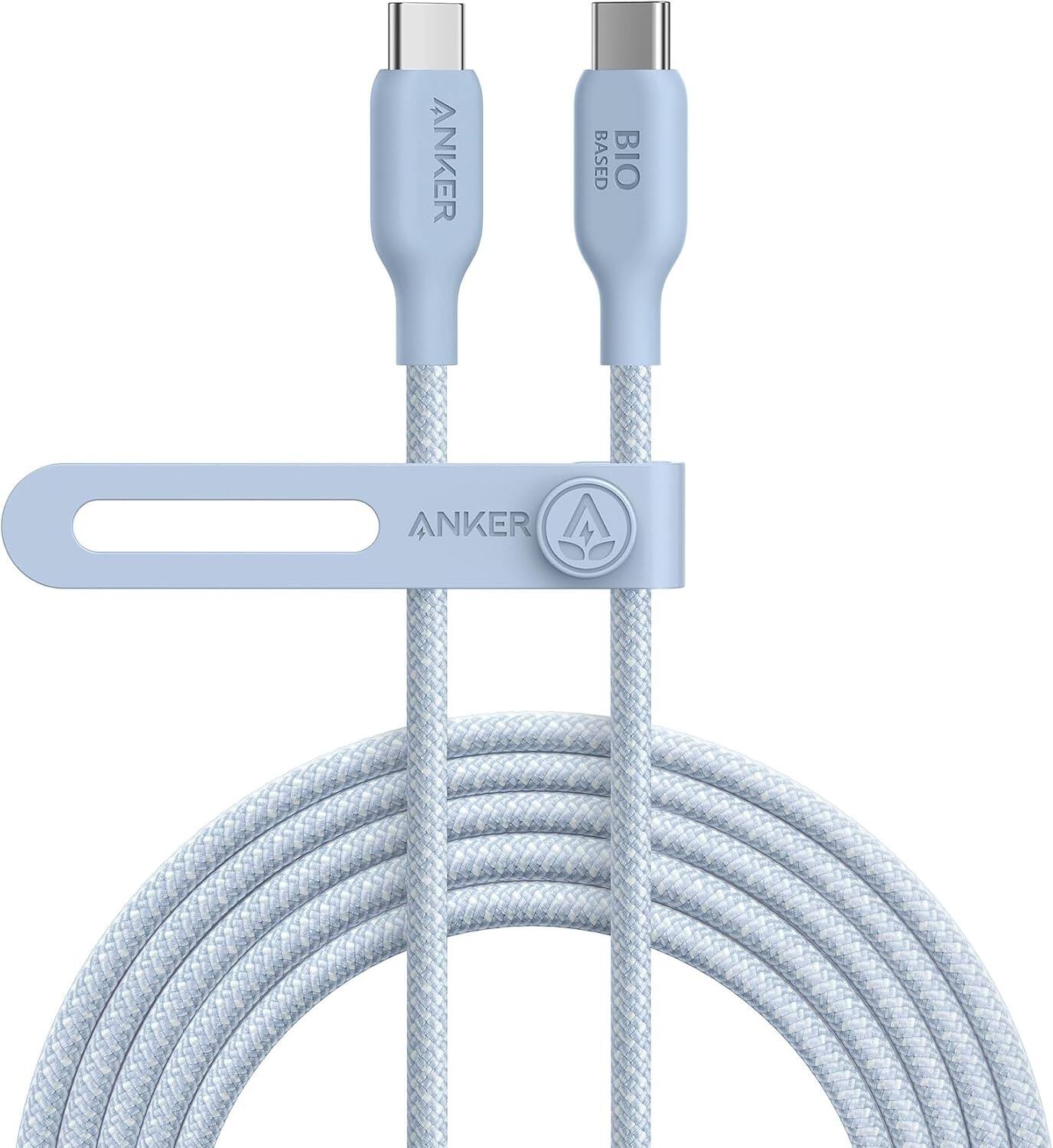 Anker - USB C Cable - Ice Lake Blue