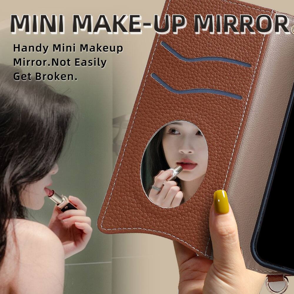 MINI MAKE-UP MIRROR  
Handy Mini Makeup Mirror. Not Easily Get Broken.