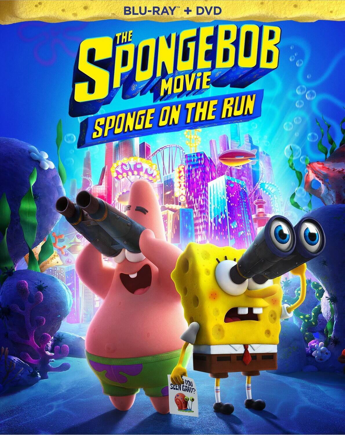 Front. The SpongeBob Movie: Sponge on the Run   - BLU-RAY.
