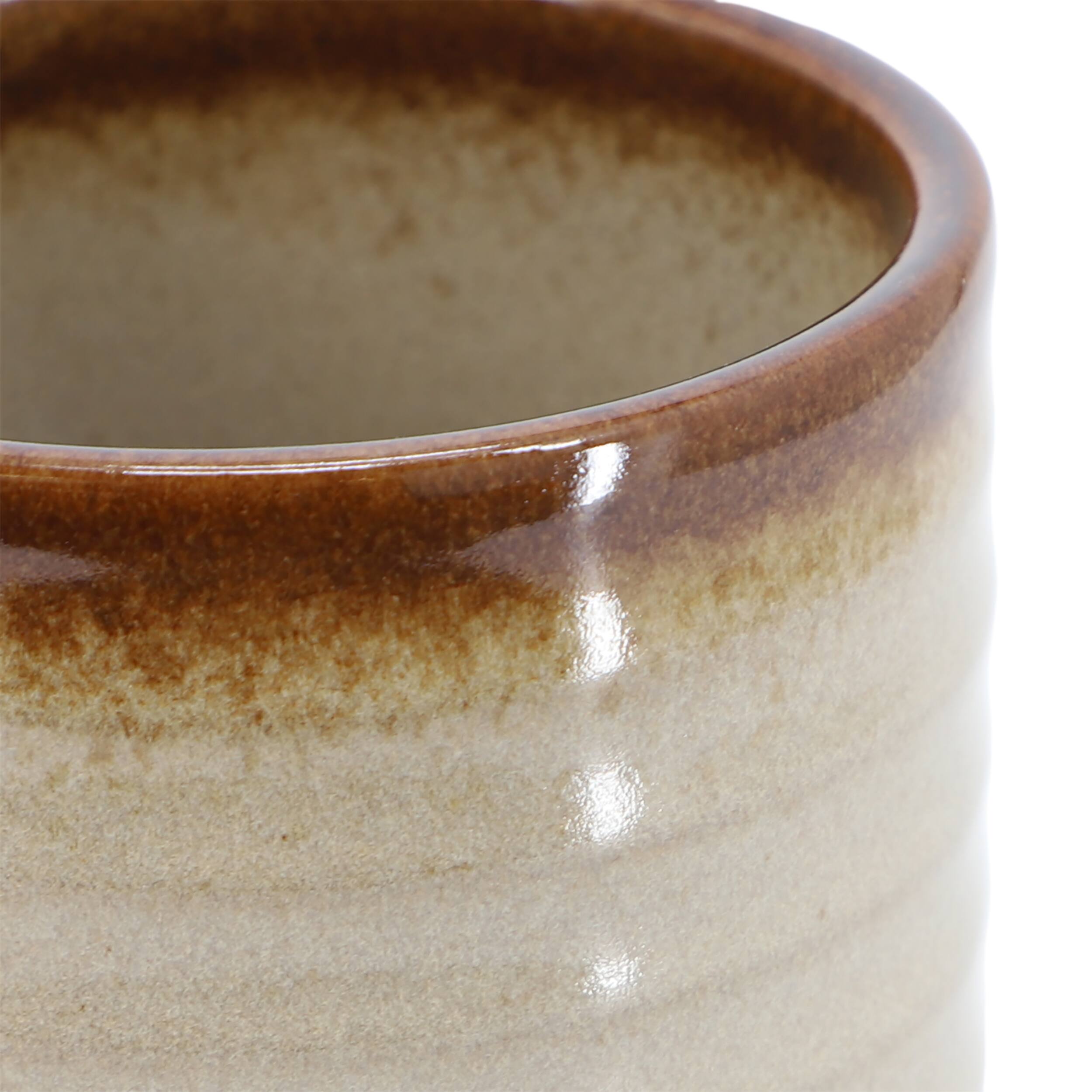 Alt View 2. Gibson - Gibson Home Terra Bella 4 Piece 18.5 Ounce Terracotta Mug Set in Smoke - Smoke.