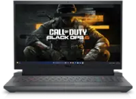 Dell - G15 15.6" Gaming Laptop - AMD Ryzen 5 7640HS - NVIDIA GeForce RTX 3050 - 16GB Memory - 1TB SSD - Dark Shadow Gray - Front_Zoom