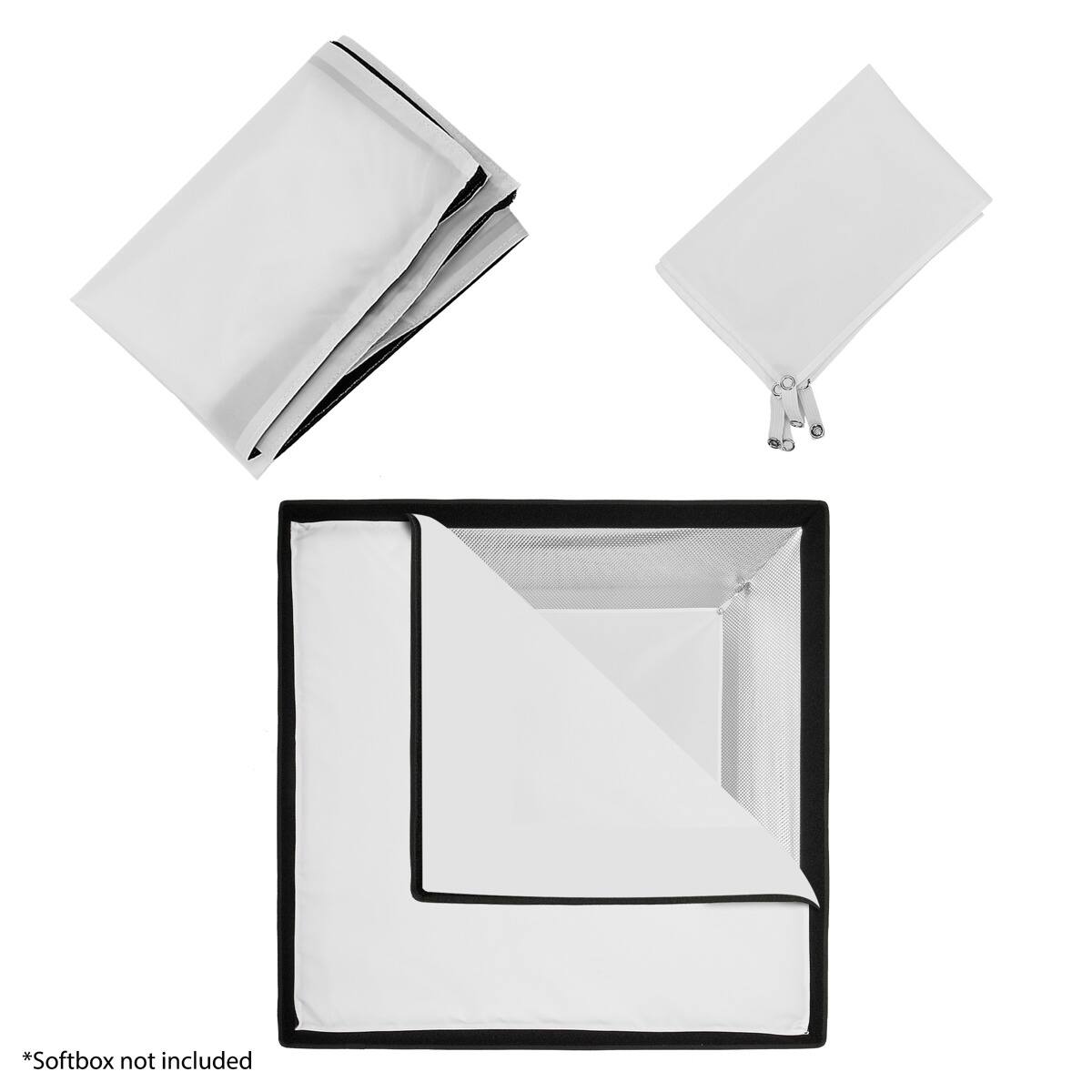 *Softbox not included