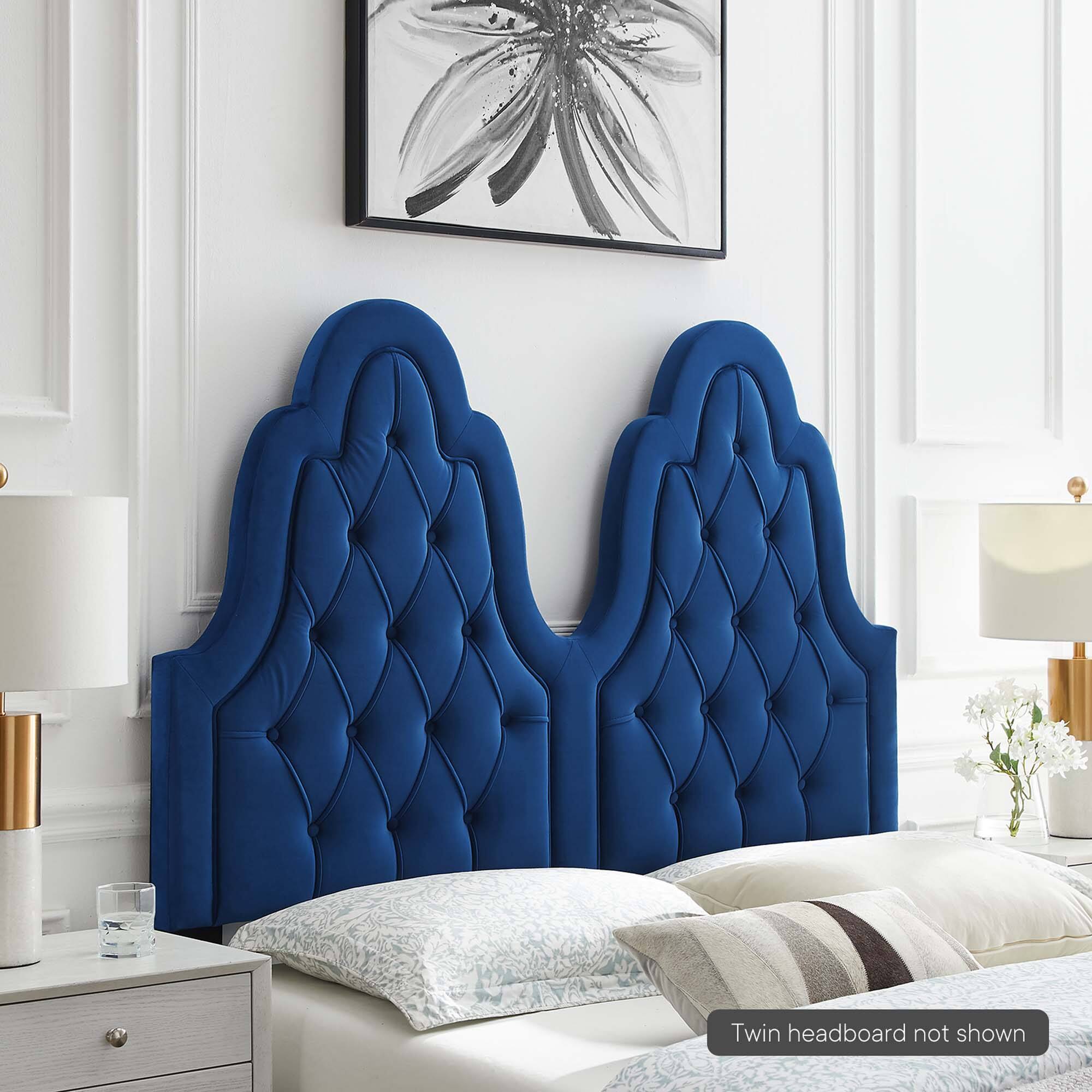 Twin headboard not shown