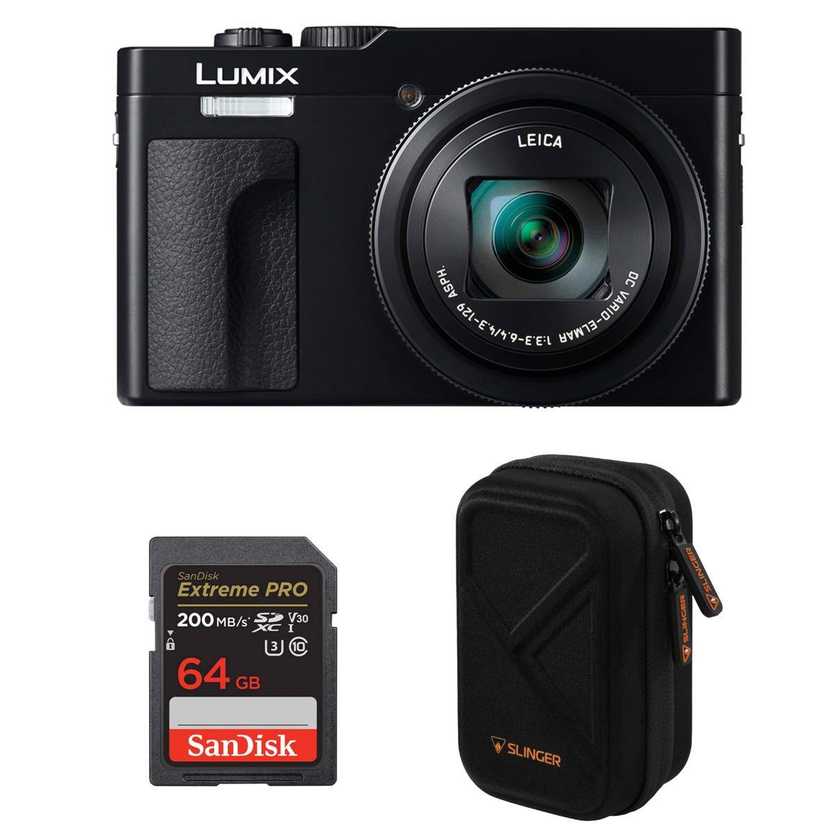 Bundle - Panasonic - LUMIX ZS99 Digital Camera