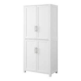 Crosley Furniture - Savannah 2-Piece Kitchen Storage Pantry Set - 2 Pantries - White