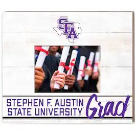 Jardine - Stephen F Austin Lumberjacks 13.5" x 11.5" Grad Frame - White