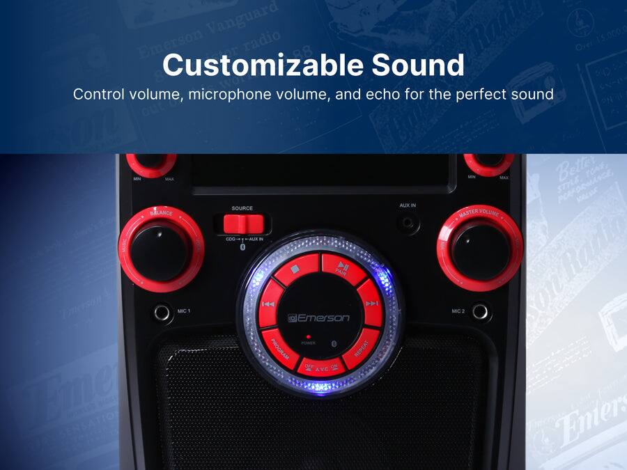 Customizable Sound  
Control volume, microphone volume, and echo for the perfect sound