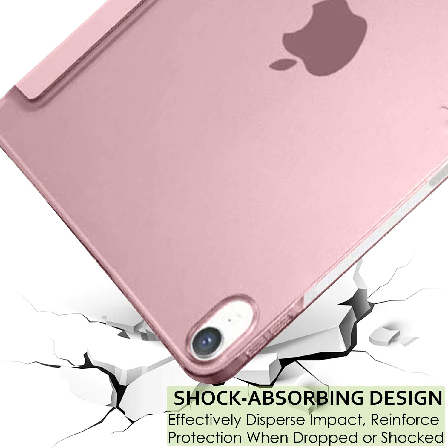 SHOCK-ABSORBING DESIGN  
Effectively Disperse Impact, Reinforce Protection When Dropped or Shocked