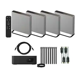 Sony - BRAVIA Theater Quad with Cable Ties, 4K HDMI Cables, and Cat5 Cable bundle