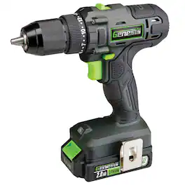 Genesis - 20-Volt Cordless Li-Ion 2-Speed 1/2-In. Drill Driver GLCD2012B