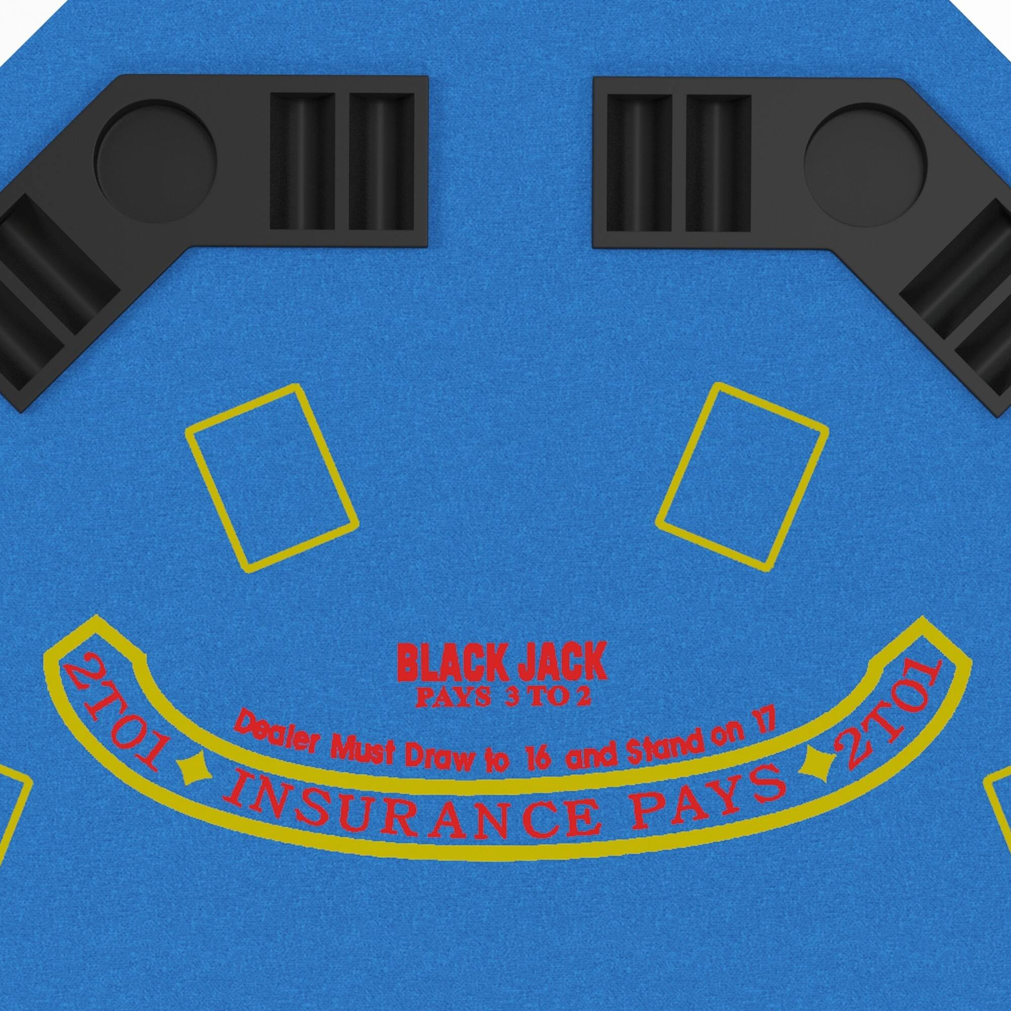 BLACK JACK PAYS 3 TO 2  
Dealer Must Draw to 16 and Stand on 17  
INSURANCE PAYS